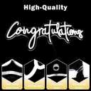 Large Congratulations Neon Sign Graduation Decorations 2026 Dimmable Grad Party Led Wall Decor Congrats Grad Light Up Sign for Backdrop 20 * 9.6 Inch
