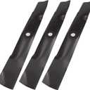 M143520 UC22010 Mower Blades for John Deere 54" Deck LX280 Z425 Z45 X524 1025R X340 X360 X500 Z375R Z515E Z530M Z445 Z525E Z345R GX255 GX335 54 Inch Zero Turn Mower Tractor 3 Pack/Medium Lift