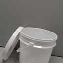 Homoyoyo Large 4L Refillable Wipes Bucket with Lid and Handle - Heavy Duty Cleaning Wipes Dispenser for Gyms - Schools and Commercial Use for Rolls 8.06X8.06X7.66In