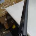LazBlinds No Drill Blackout Roller Shades, 33" W x 72" H, Black
