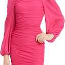 EXARUS Girls Holiday Dress Teen Long Sleeve/Spaghetti Strap/One Shoulder Party Winter Formal Dance Bodycon Dresses, XS