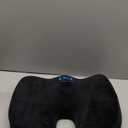 Everlasting Comfort Doctor Recommended Memory Foam Seat Cushion for Office Chairs & Car - Ergonomic Office Desk Accessories - Cushions for Tailbone Pain Relief, Sciatica & Back Support Pillow (Large, 01. Black)