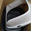 Arm & Hammer Rimmed Cat Litter Box with High Sides and Microban, Made in USA