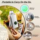 Portable Bottle Warmer,Travel-Friendly,Baby Milk Bottle Heating,Cordless & Rechargable,Baby Bottle Warmer,Comfortable Feeding Bottle Warmer on The Go,Precise Temperature
