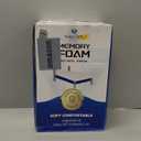 Dual Layer 3 Inch Memory Foam Mattress Topper King Size, 2 Inch Cooling Gel Memory Foam Plus 1 Inch Pillow Top Mattress Pad Cover, with 8-21 Inch Deep Pocket, Grey