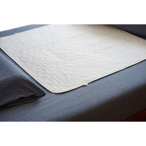 Careboree 2 Pack Cotton Top Quilted Underpad, Waterproof Extra Absorbent Use for Incontinence Bed Pads,Washable and Reusable Pet Pads (34" x 36")