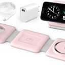 Amazon.com: Charging Station for Apple Multiple Devices: 3 in 1 Foldable Magnetic Wireless Charger Stand - Travel Charging Dock Compatible with iPhone 17 16 15 14 13 12 Pro Max Plus Apple Watch AirPods : Cell Phones & Accessories