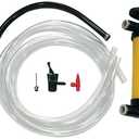 Multi-Purpose Hand Transfer Pump Kit, Easy to Use, Highly Versatile Pump; Works for Fluid Transfer, Siphon and Air-inflation. Ideal for Handyman, Automotive, Marine, and Farm Use