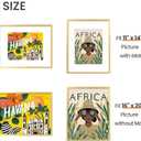 upsimples 16x20 Picture Frame, Display Pictures 11x14 with Mat or 16 x 20 Without, Wall Hanging Poster Frame, Gold, 1 Pack