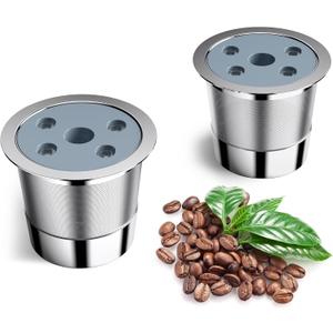 Update Reusable K Cups for Keurig K Supreme | Refillable K cups with Adapter for Keurig K Supreme (Plus) Coffee Maker (2 pack Reusable Coffee Pods)