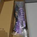 HEEYA Ice Scraper and Brush for Car, Extendable Snow Brush and Ice Scraper for Car Windshield Window, Car Snow Scraper and Brush with Foam Grip for SUV Truck Automobile Vehicle - Purple (33 Inch)