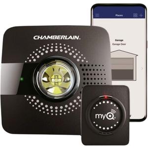 Chamberlain MyQ Smart Garage Hub - Wi-Fi enabled Garage Hub with Smartphone Control, Model MYQ-G0301, Old Version, Black