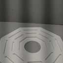 Ekena Millwork CMP14WN2-05000 Westin Architectural Grade PVC Contemporary, Two Piece Urethane Ceiling Medallions 14"OD x 5"ID x 5 1/2"C x 1"P
