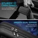 TiMOVO Carrying Case for Nintendo Switch 2 (2025), Large Capacity Protective Hard Shell Portable Travel Case Pouch for Switch 2, with 10 Game Card Slots and Pockets for Console & Accessories, Black