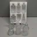 Glass Bud Vases Set of 12, Small Vases for Centerpieces, Vintage Mini Vases for Wedding Decor, Clear Glass Bud Vase in Bulk, Office and Home Table Flower Dcor