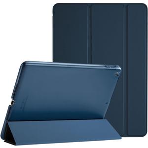 ProCase Smart Case for iPad 9.7 Inch iPad 6th/5th Generation Case 2018 2017(Model: A1893 A1954 A1822 A1823), Ultra Slim Lightweight Stand Case with Translucent Frosted Back Smart Cover -Navy