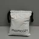 Momcozy Adjustable Buckle Baby Wrap Carrier Cooling Air-Mesh, Easy to Wear Baby Carrier Sling, Baby Carriers Newborn to Toddler 8-35lbs, Suit for Waist 30-47inch, Regular Black