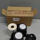 Label KINGDOM Replace for Brother DK-1241 Die-Cut Large Shipping Label, 4" x 6" (102 mm x 151 mm) 200/Roll for Thermal QL-1100 QL-1110NWB Label Printer (3 Paper Roll+1 Reusable Cartridge)