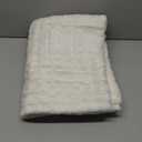 COOVA Faux Fur Throw Blanket for Couch, Cozy Soft and Fuzzy Plush Rabbit Fur Bubble Blanket for Sofa Bedroom Living Room, 50x60 Inches Ivory White