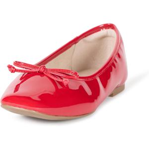 The Drop Women's Pepper Ballet Flat with Bow (8, Red Patent) The Drop Women's Pepper Ballet Flat with Bow (8, Red Patent)