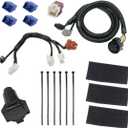 Tekonsha 118273 Custom Tow Harness 7 Way Tow Hitch Trailer Wiring Harness Kit, No Cutting or Splicing Required, Compatible with 2014-2020 Infiniti QX60, 2013-2020 Nissan Pathfinder