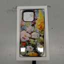 for iPhone 15 Pro Max Case - Wireless Charging Compatible - Dual-Layer Hard Shell + Silicone Cover - Shockproof Protective Phone Case with Stylish Designs for Women - Oil Painting Flowers