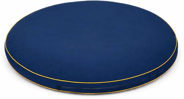Outdoor Round Daybed Cushion, 66'' Patio Sunbed Replacement Pad for Rattan Furniture, 4'' Thick Circle Lounger Mattress for Garden, Poolside and Balcony (66'' x 4'') Light blue