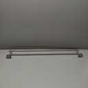 JQK Double Bath Towel Bar, 33 Inch 304 Stainless Steel Thicken 0.8mm Towel Rack for Bathroom, Towel Holder Brushed Finished Wall Mount, Useable Length 30 Inch, TB100L30-BN