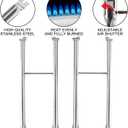 20 1/2" 2 Burner Tube Kit for Weber Summit 2000 Thru 2006 Summit 4 Burner Tube Models (Compatible for Weber 85660) Replacement Parts for Weber Summit 2000,2 pcs