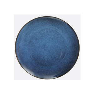 Gibson Elite Matisse 2 Piece Plates Set, Cobalt Blue