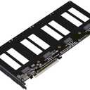 JMT ADT-R37 PCIe5.0x16 to 4-Port U.2/EDSFF Hard Disk Split Card 4x128Gbps 1 to 4 Expansion Adapter Compatible with Gen3/Gen4/Gen5 (R37D 5.0,to 4* E1.S/E3.S)