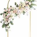Metal Arch Backdrop Stand 6.6FT: Wedding Arch Frame for Ceremony Balloon Arch Stand for Birthday Anniversary Wedding Party Baby Shower