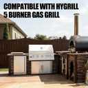 Stanbroil Hygrill Stainless Steel Grills Insulated Jacket for 40-Inch 5-Burner Gas Grills