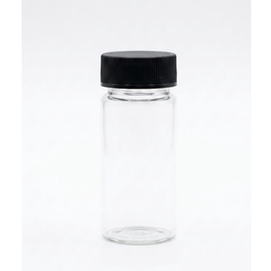 Clear Glass Vial 20pcs with white, leak-proof Glass Bottle Sealed Sample Vials