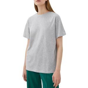 2 x FUPHINE Womens T Shirts Loose Fit Casual Soft Cotton Crewneck Tops Short Sleeve Basic Tee Shirt (Gray, L)