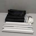 Sliding Garage Door Screen 2 Car with Track Closure, 16x7Ft Garage Net Screen Retractable Privacy Garage Door Curtain Keep Annoying Animals Out Easy Assembly Fiberglass Mesh Screen Door