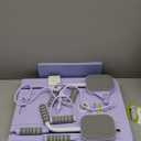 JANUA Pilates Board - Pilates Reformer Set, Multi-Purpose Foldable Pilates Reformer Board for Home, 5 in 1 Pilates Sliding Board (Purple)