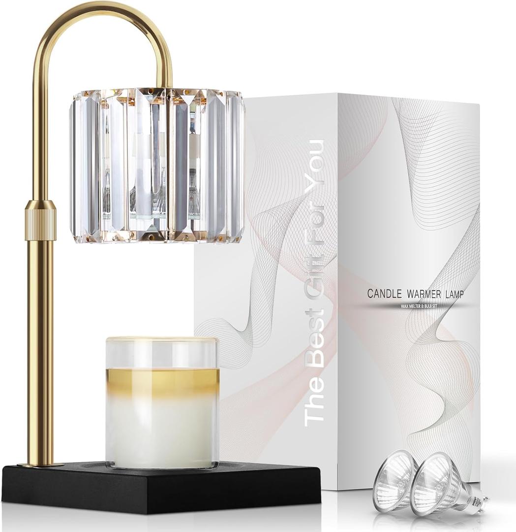 Candle Warmer Lamp, Wax Warmer Candle Lamp Timer & Dimmer 7-Levels, Compatible Most Jar Candles, Top Melting, Cystal Candle Heater Lamp for Scented Wax, Elegant Home Decoration, Black Candle Warmer Lamp, Wax Warmer Candle Lamp Timer & Dimmer 7-Levels, Compatible Most Jar Candles, Top Melting, Cystal Candle Heater Lamp for Scented Wax, Elegant Home Decoration, Black