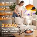 2500W Handheld Steam Cleaner for Home, 6-Level High Pressure Steam Gun, Steam Machine w/40.6oz Tank, Portable Car Steamer for Auto Detailing & Cleaning, Car, Floor, Furniture, Tile Grout, Wall