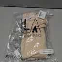 Puff Sleeve Tops for Women V Neck T Shirts Summer Business Casual Tops Loose Fit Dressy Casual Blouses (M)