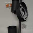 BoostArea LED 3 Light Track Lighting Kit, Black 3 Way Ceiling Spot Lighting, Flexibly Rotatable Light Head for Kitchen, Living Room, Bedroom, GU10 Bulb Not Included