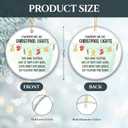 2 x Best Team Ever Ornament 2025, Coworkers Ornament  Decoration Quote Coworkers are Like Christmas Lights  White Elephant Gift for Team, Secret Santa, Workplace Appreciation Present for Colleagues