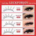 DIY Lash Extension Kit with 320pcs 3D Lash Clusters 80D+100D - Fluffy Eyelash Clusters 10-18mm, Full Thick Individual Lashes, Lash Bond and Seal, Lash Remover, Lash Tweezers for Self-Use Extensions (Style 80D-100 KIT fluffier all prestige)