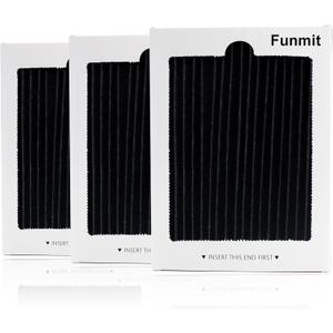 Funmit Refrigerator Air Filter Replacement Compatible with Frigidaire PAULTRA Pure Air Ultra and Electrolux EAFCBF Fridge Replace 242061001, 242047801, 242047804-3 Pack