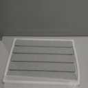 Roll-Up Stone Mat - Premium Diatomaceous Earth Dish Drying Rack, Water Absorbent Roll-Out Dish Drying Mat for Kitchen Countertops, Eco-Friendly, Quick-Dry Surface light grey