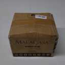 MALACASA 6 OZ Cappuccino Cups with Saucers Set of 4 - Ceramic Stackable Tea Cups and Saucers, Embossment Coffee Mugs for Tea, Latte and Mocha, Dishwasher Safe, Arctic white