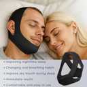 Airflow Jaw Strap for Sleep, 2pcs Airflow Jaw Strap, ChinStrap for Sleeping(with 2 Sleep Masks)