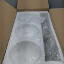 Phansthy 3-Light Wall Sconces Antique Brass Vanity Light, Industrial Wall Lamps with On Off Switch and Clear Glass Lampshade, Vintage Wall Lighting for Bathroom Living Room (Chrome, Cone Shade)