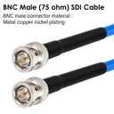 XRDS -RF 200FT SDI Cable, 3G/6G-SDI Cable BNC Digital Video Cables 75 Ohm RG59 BNC Male Cables for 3G/6G HD SDI Monitor Video Recorder Converter Splitter Security Camera