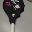 AMA SPORT Kids Tennis Racket for Junior Toddlers Starter Kit 17-25" Tennis Racquet for Girls and Boys with 420D Nylon Shoulder Strap Bag, 23"